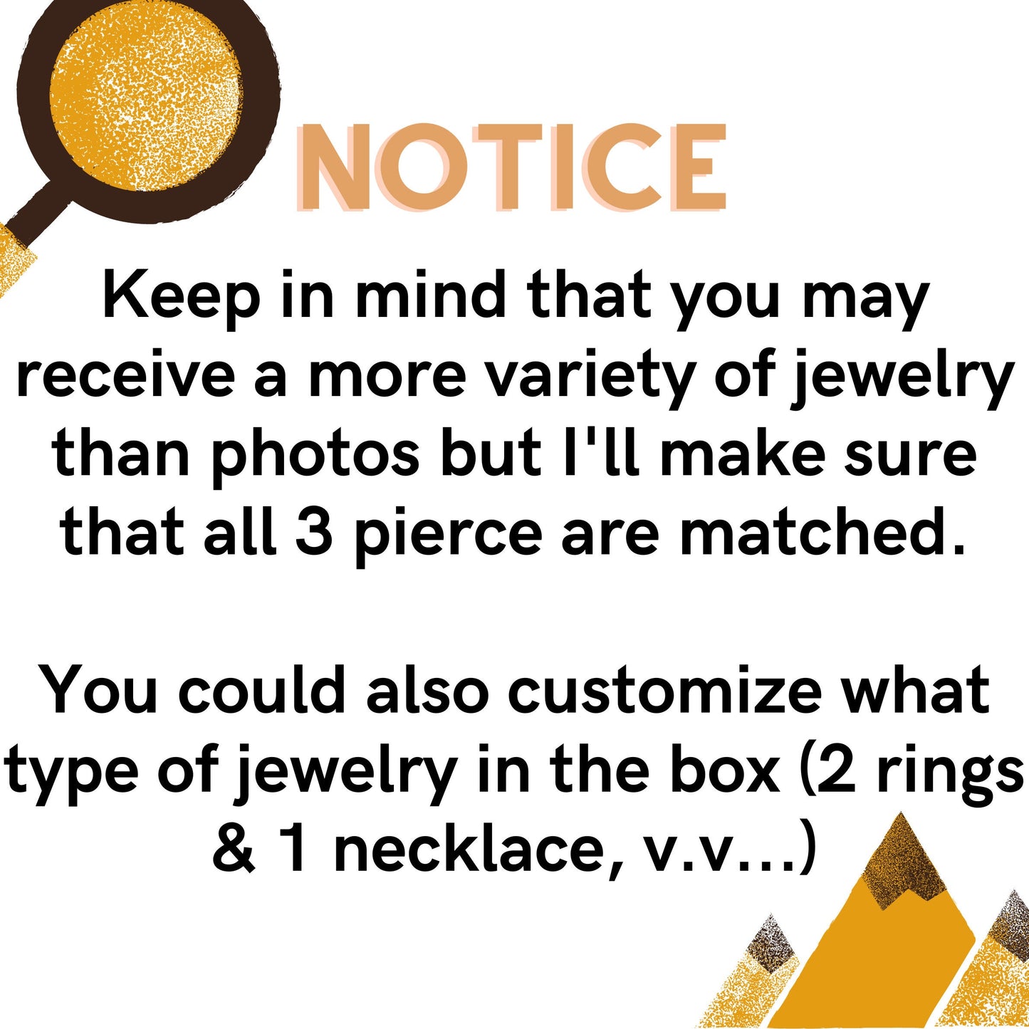 Jewelry Mystery Box of 3 Pierces Necklace, Earrings and Rings, Customize Gold Neutral Jewelry Set For Her, Gift For Her, Bestie Gift